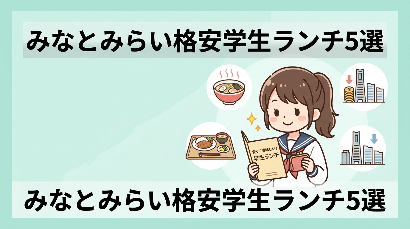 みなとみらいで学生に安いランチおすすめ5選