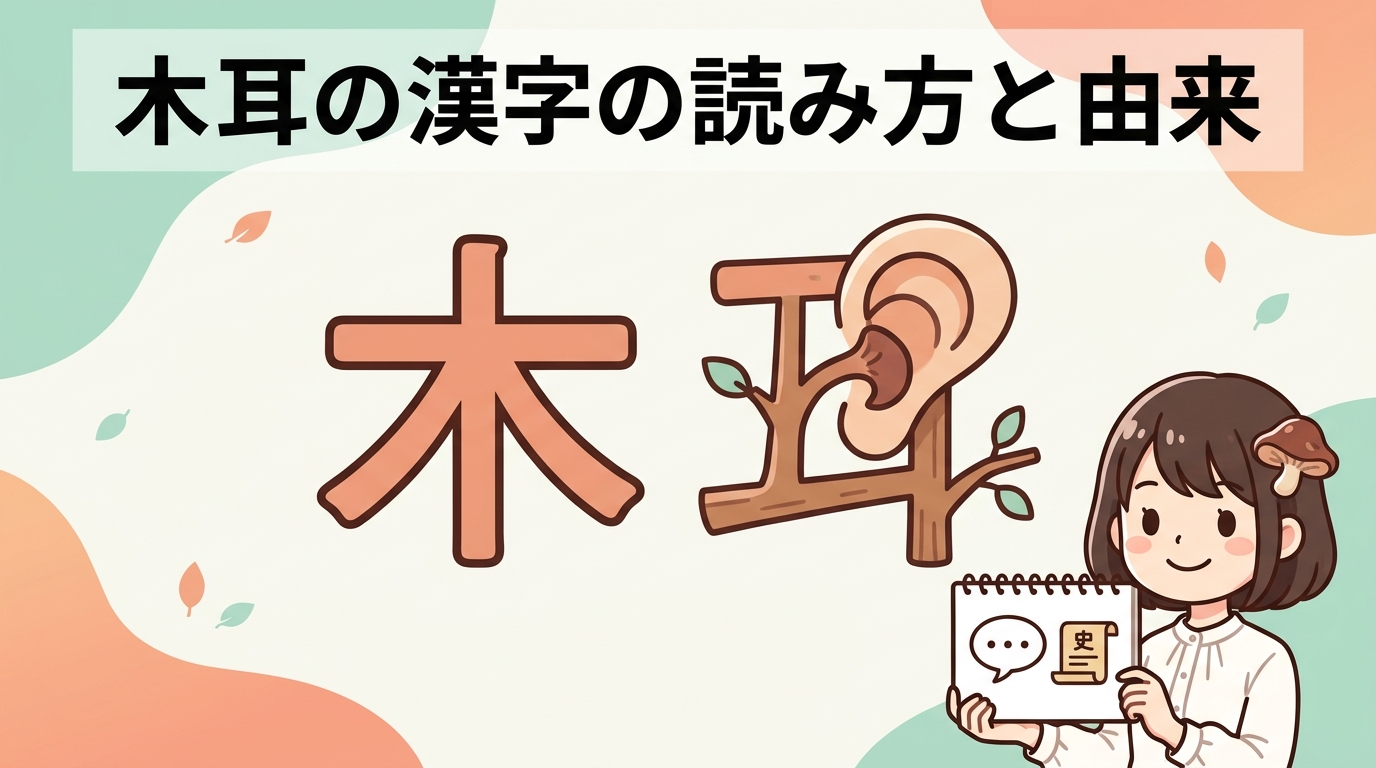 木耳の漢字の読み方と由来を徹底解説