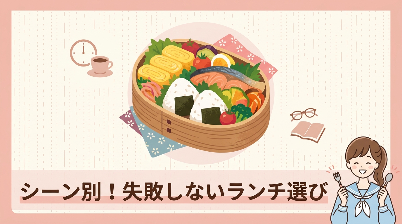 シーンに合わせたランチ選びのポイント