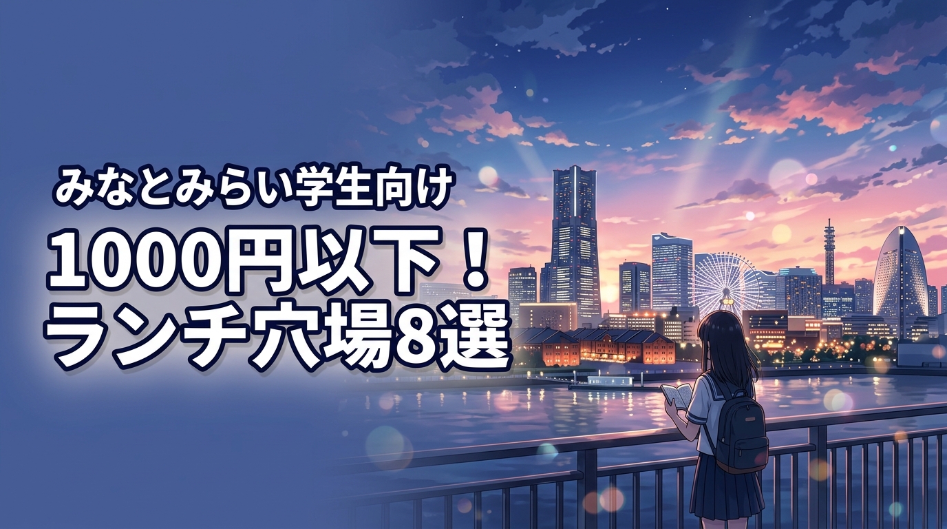 1000円以下は無理？みなとみらいでランチが安い学生向けの穴場店8選