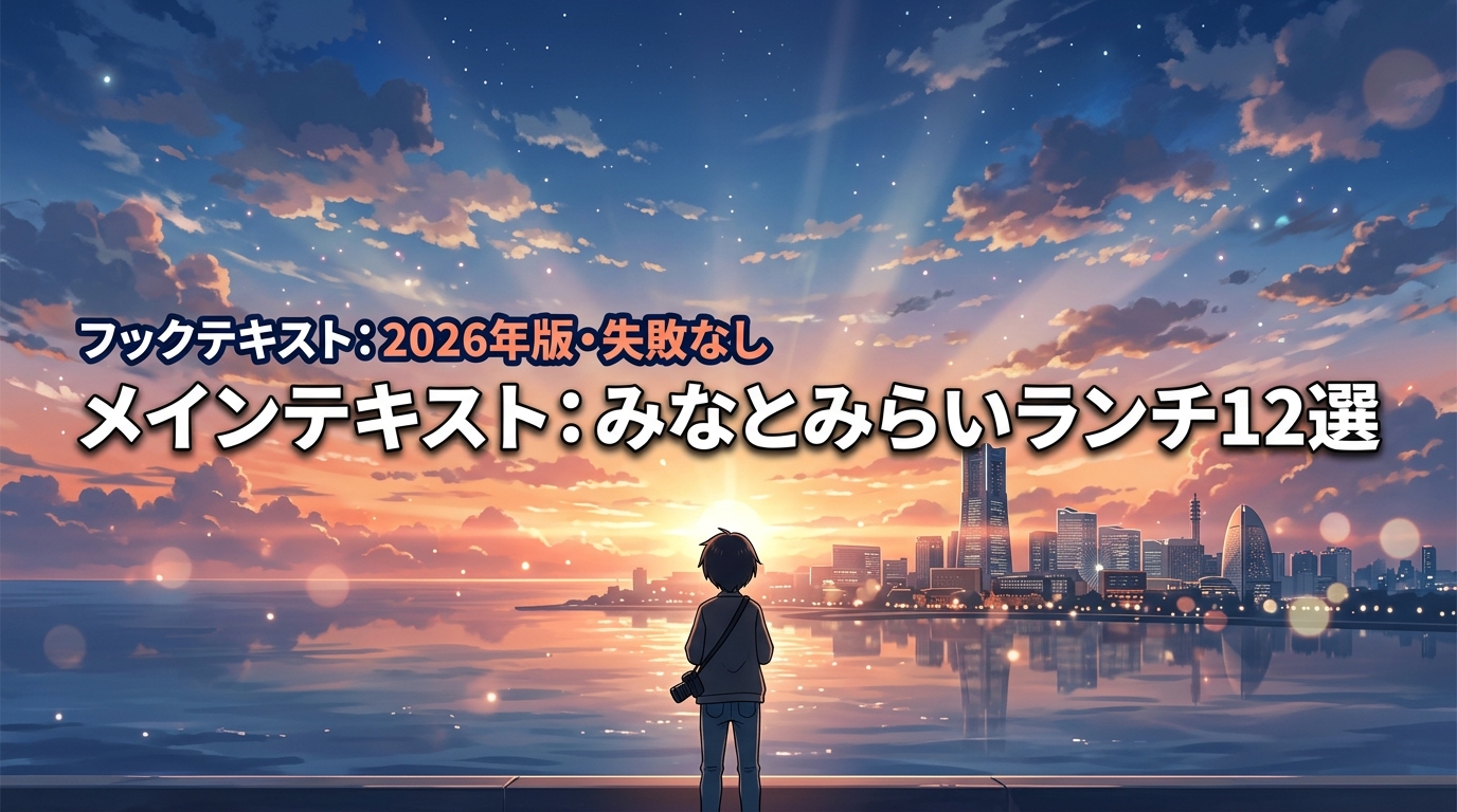 【決定版】みなとみらいランチおすすめ12選！デートも子連れも店選びで後悔なし
